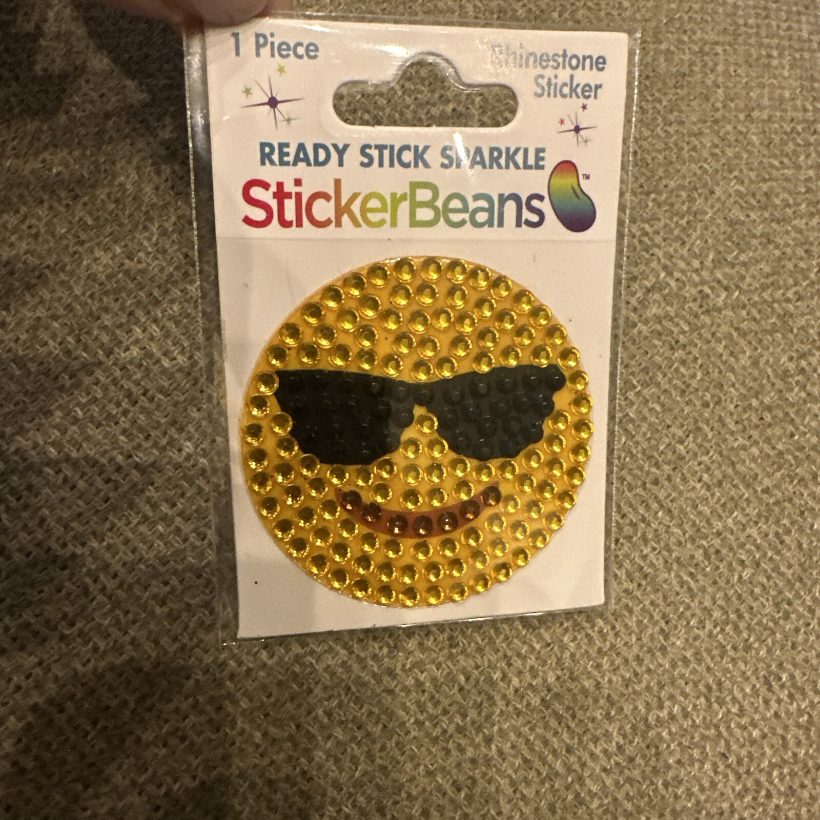 NEW StickerBeans Smiley Sunglasses 2” Sticker