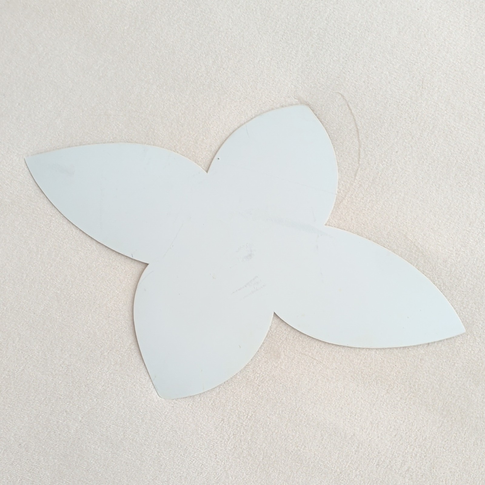 Rusty Girl Vinyl Wall Decal Flower Logo Sign Blue Yellow 21 x 15 in