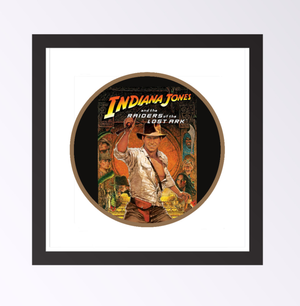 Movie – Indiana Jones – 4" Handmade Vinyl Decal Vehicle Laptop Cooler Cup 26-1