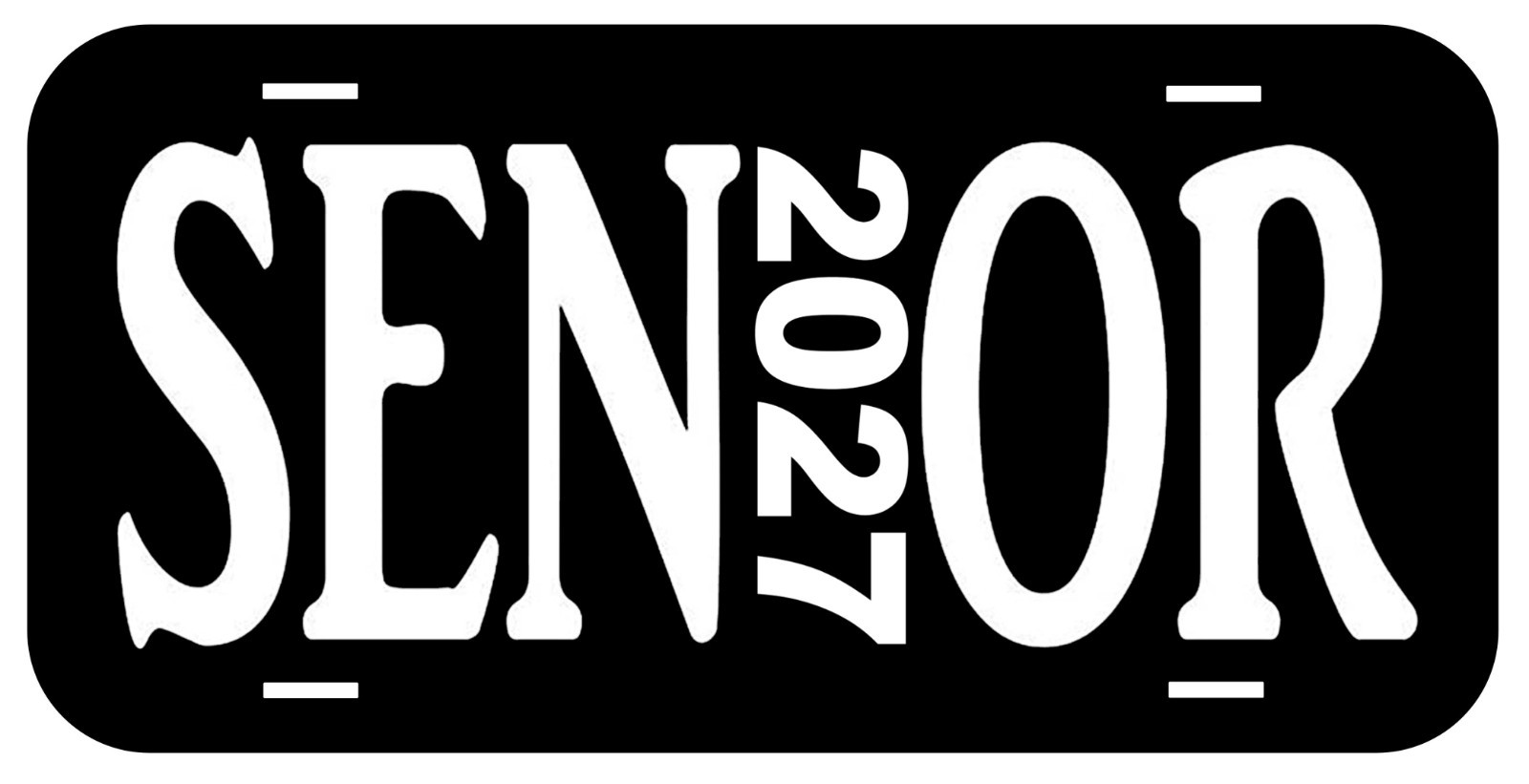 Senior Class of 2027 License Plate for Car