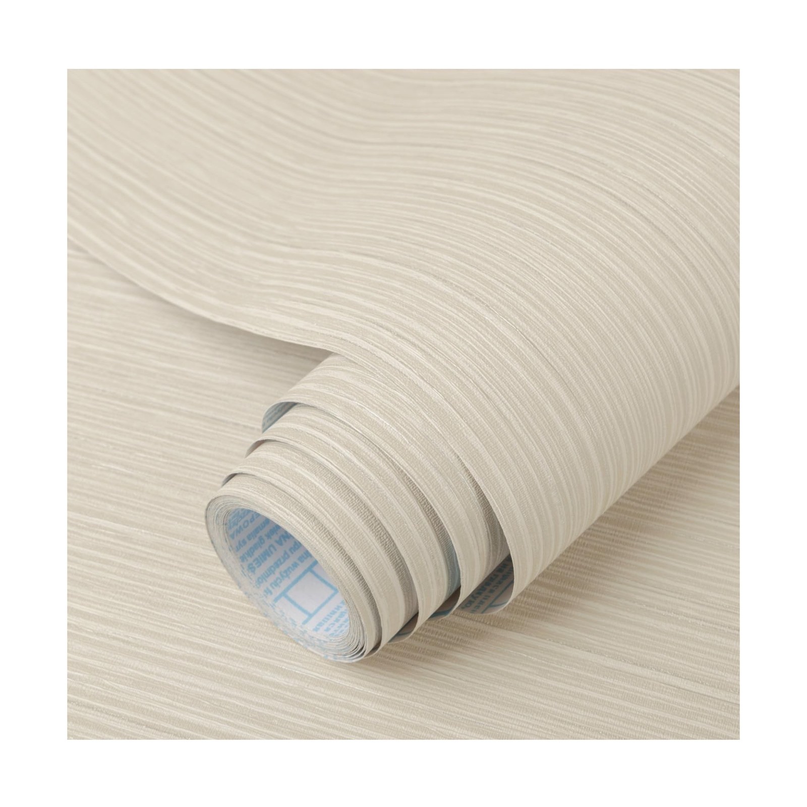 TANONE Beige Grasscloth Peel and Stick Wallpaper 17.7" x 118", Self-Adhesiv…