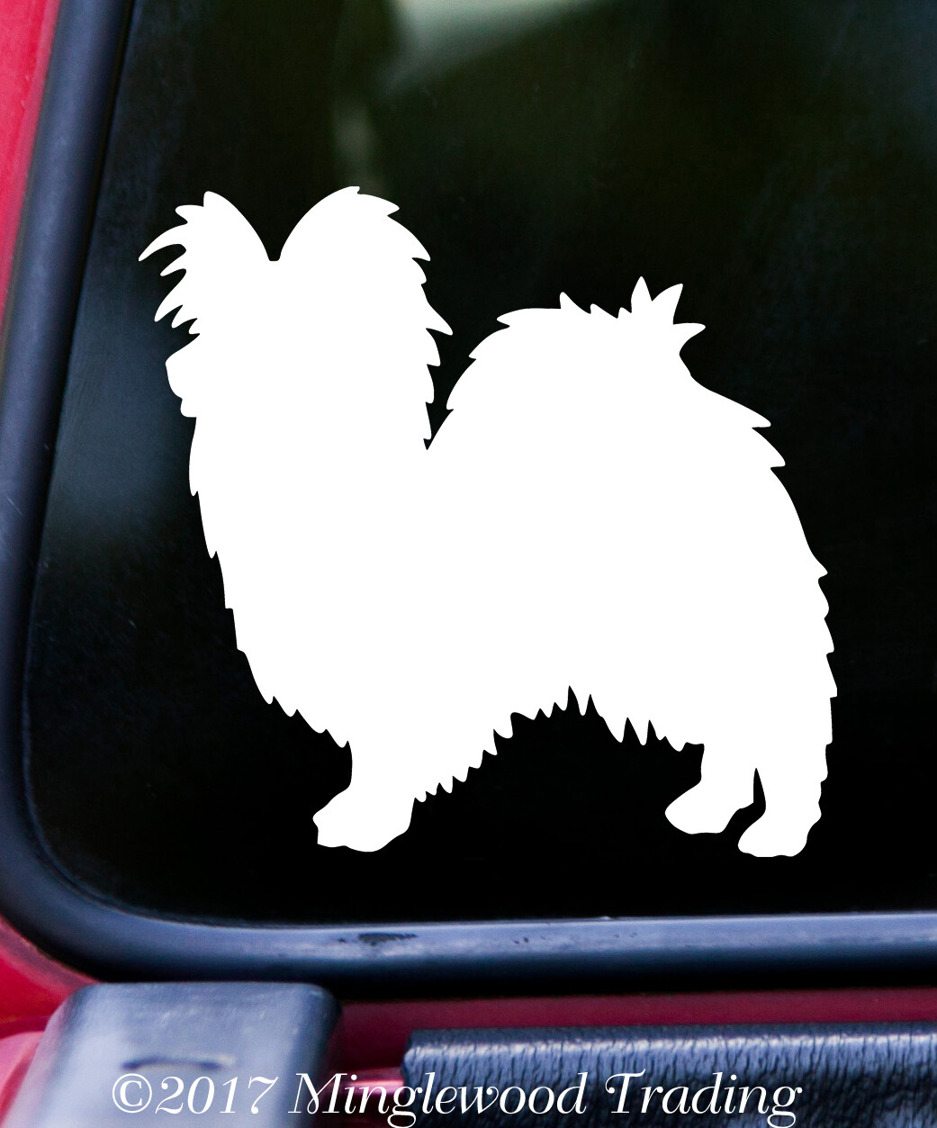 PAPILLON Vinyl Decal Sticker – Butterfly Dog Continental Toy Spaniel Puppy
