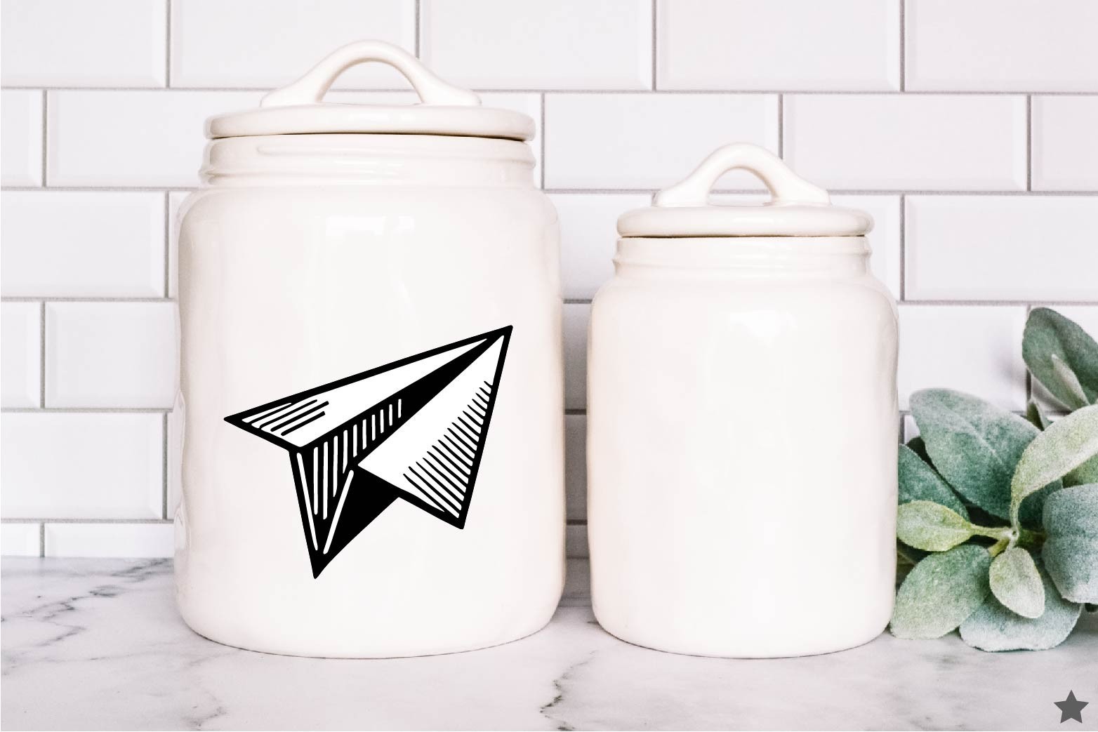 Paper Airplane Decal Sticker Fun School Flying Game Kids Race Toss Throw Origami