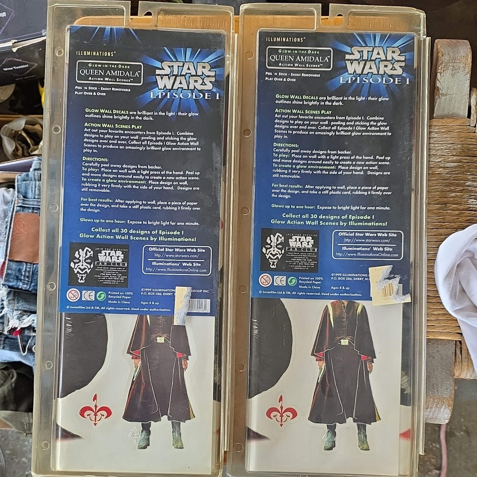 Illuminations Star Wars Episode I Queen Amidala Glow in the Dark Removable Deca…