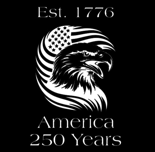 America 250 Year Anniversary Eagle Flag Vinyl Decal Sticker Car Truck 1776