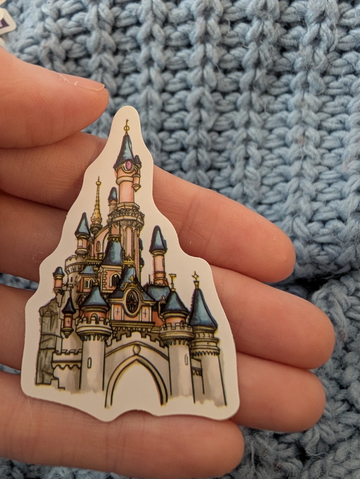 Disney parks, Disneyland, Disneyworld, Castle, Cinderella, Vinyl Sticker