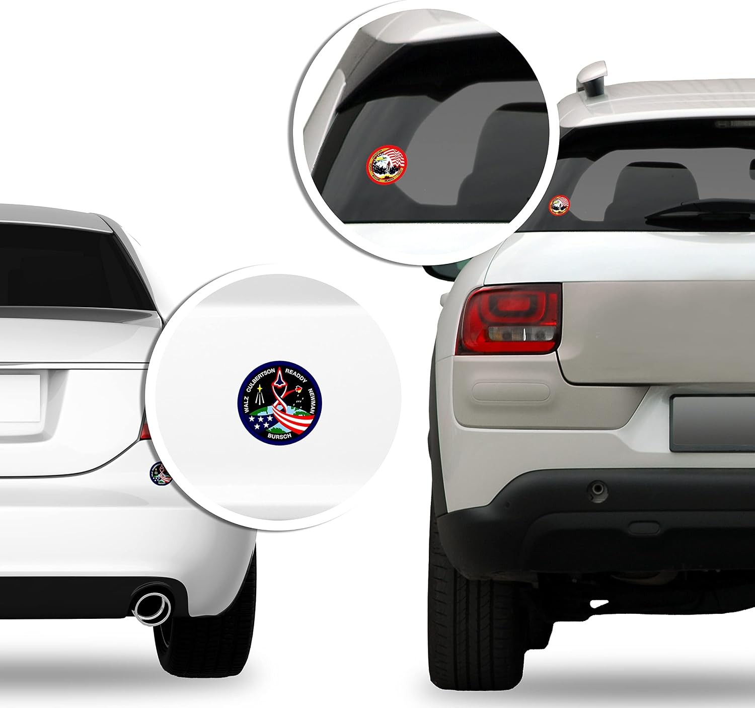 Apollo Mission Vinyl Decal Sheet 15pcs Multicolor 1.5 inch Tall Stickers Vinyl