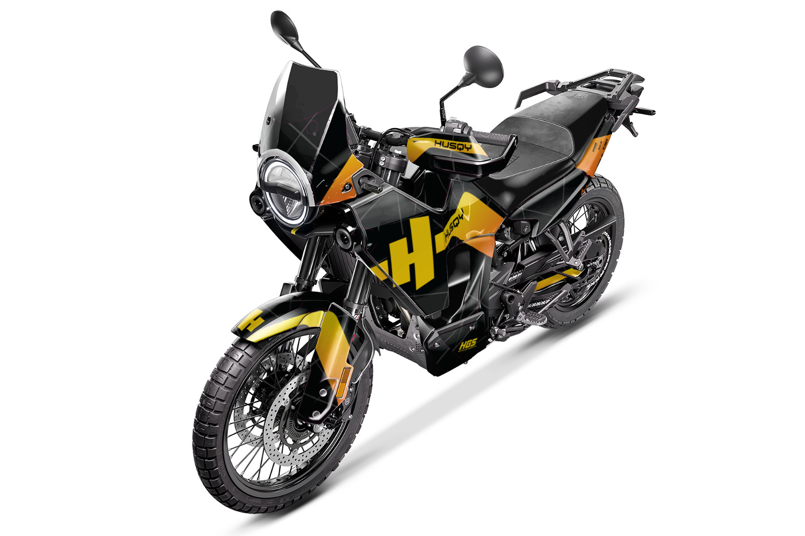 Husqvarna Norden 901 2021-2024 Atv Graphic Kit, Decal, Sticker Yellow