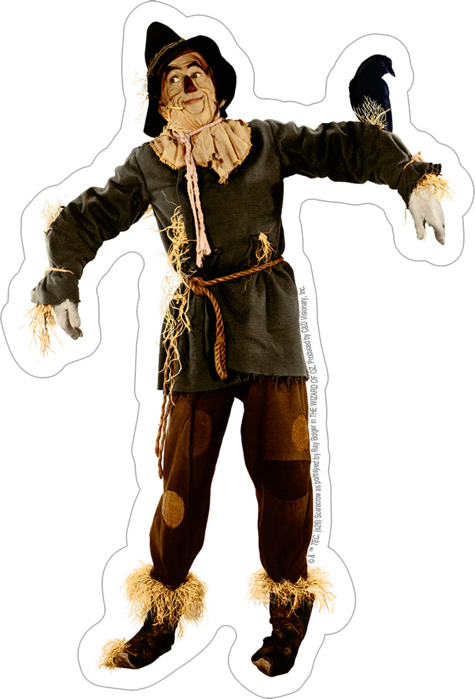 Sticker – The Wizard Of Oz Scarecrow 1930s Children's Fantasy Movie 6.75"