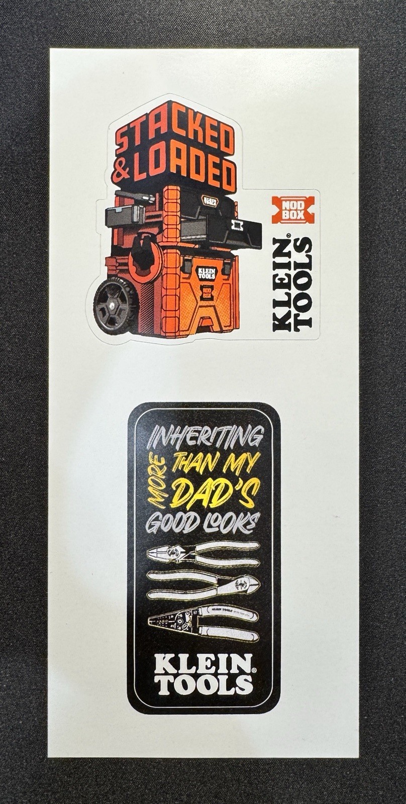 Klein Tools Tradesman Club Exclusive Giveaway Stickers 2024 Q2 Limited Edition