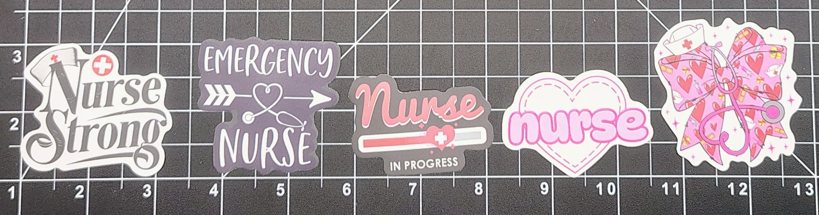 50 Pcs Nurse Stickers Medical RN Nursing Student Decal Water Bottle Laptop Lot