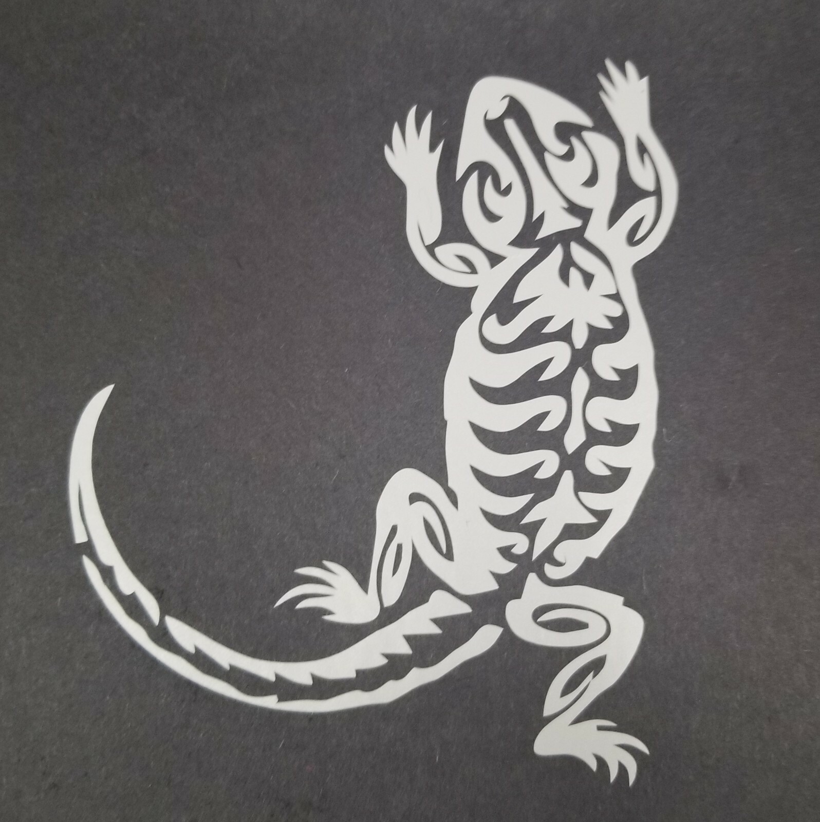 Lizard Tribal Decal Sticker CNC Cut Choose from 6 colors! FreeShip!