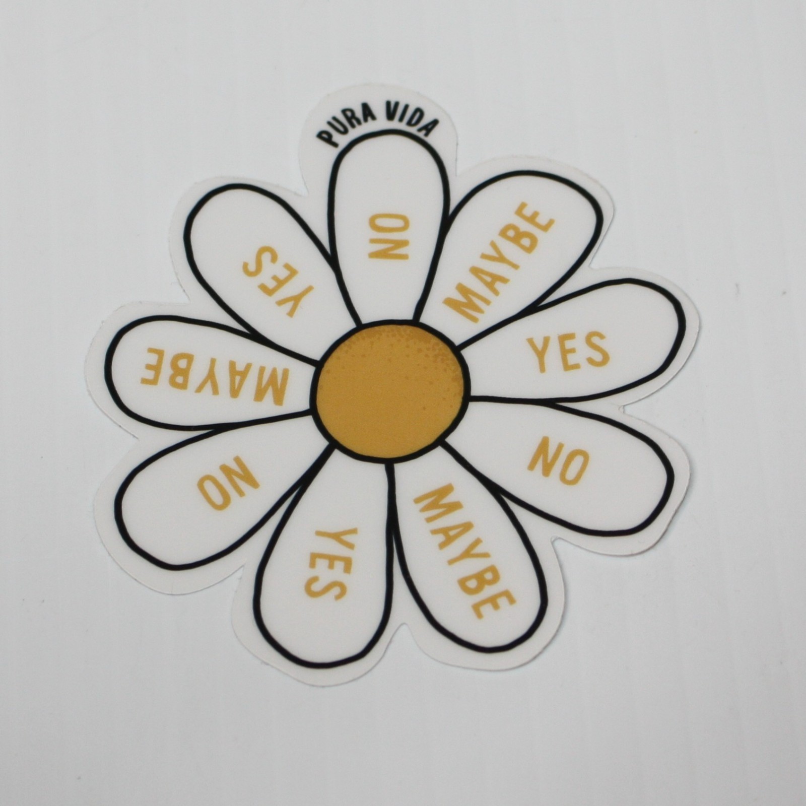 Pura Vida 5 Sticker Lot: Yes No Maybe So, Bucket Hat, Butterfly, Lover, Ticket