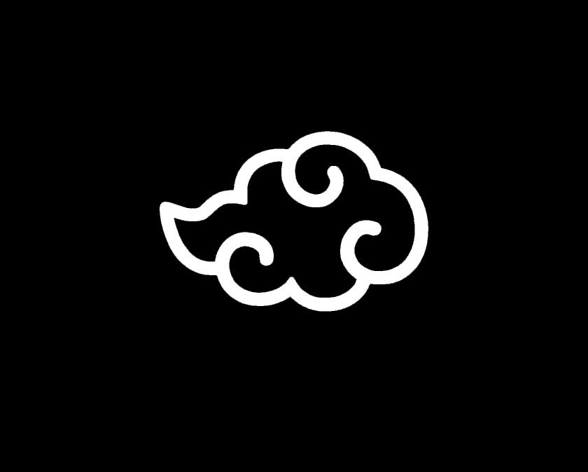 Akatsuki Cloud Symbol Anime Naruto Decal Sticker