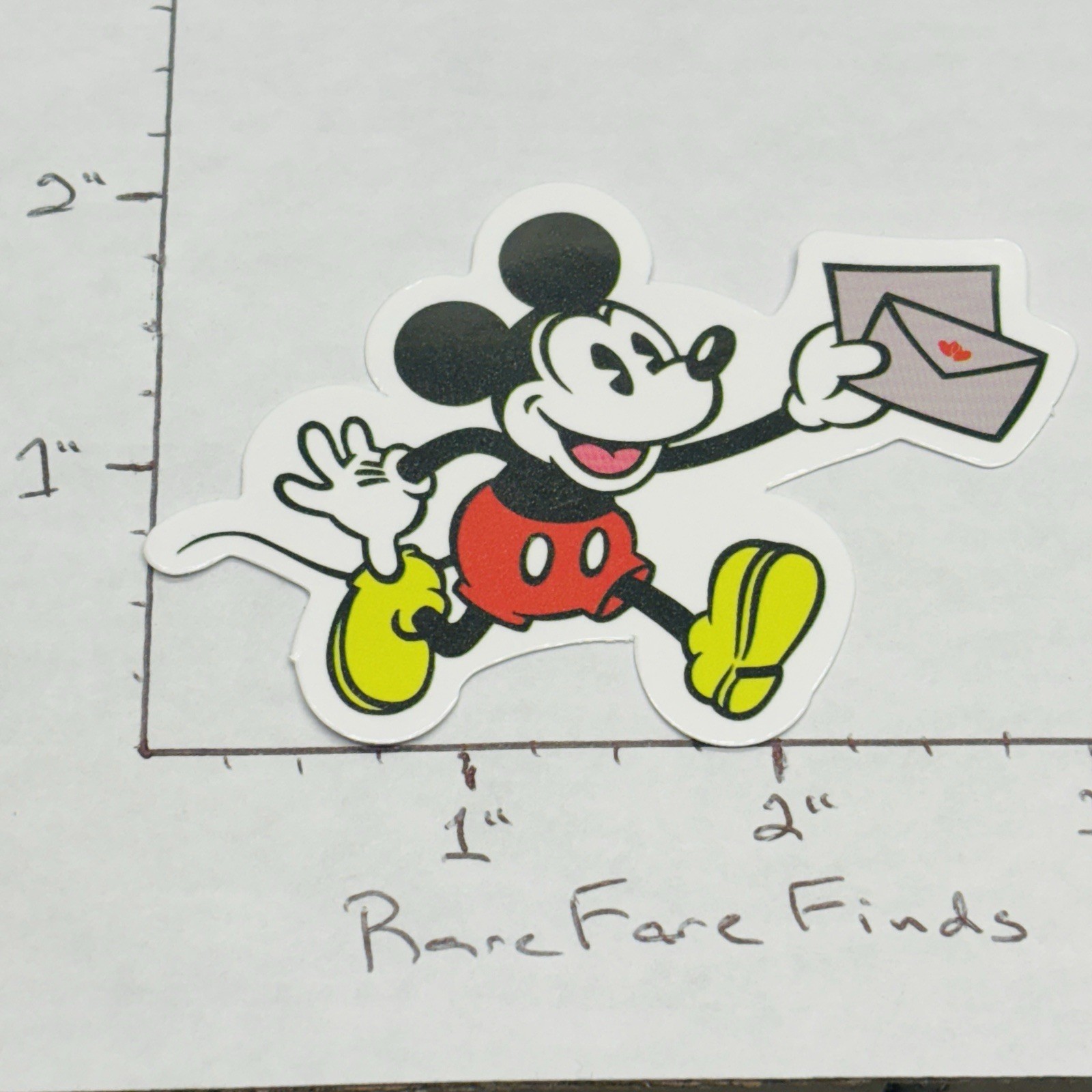NEW‼ MICKEY MOUSE Love Letter Envelope Mail Carrier Laptop Bottle Vinyl Sticker