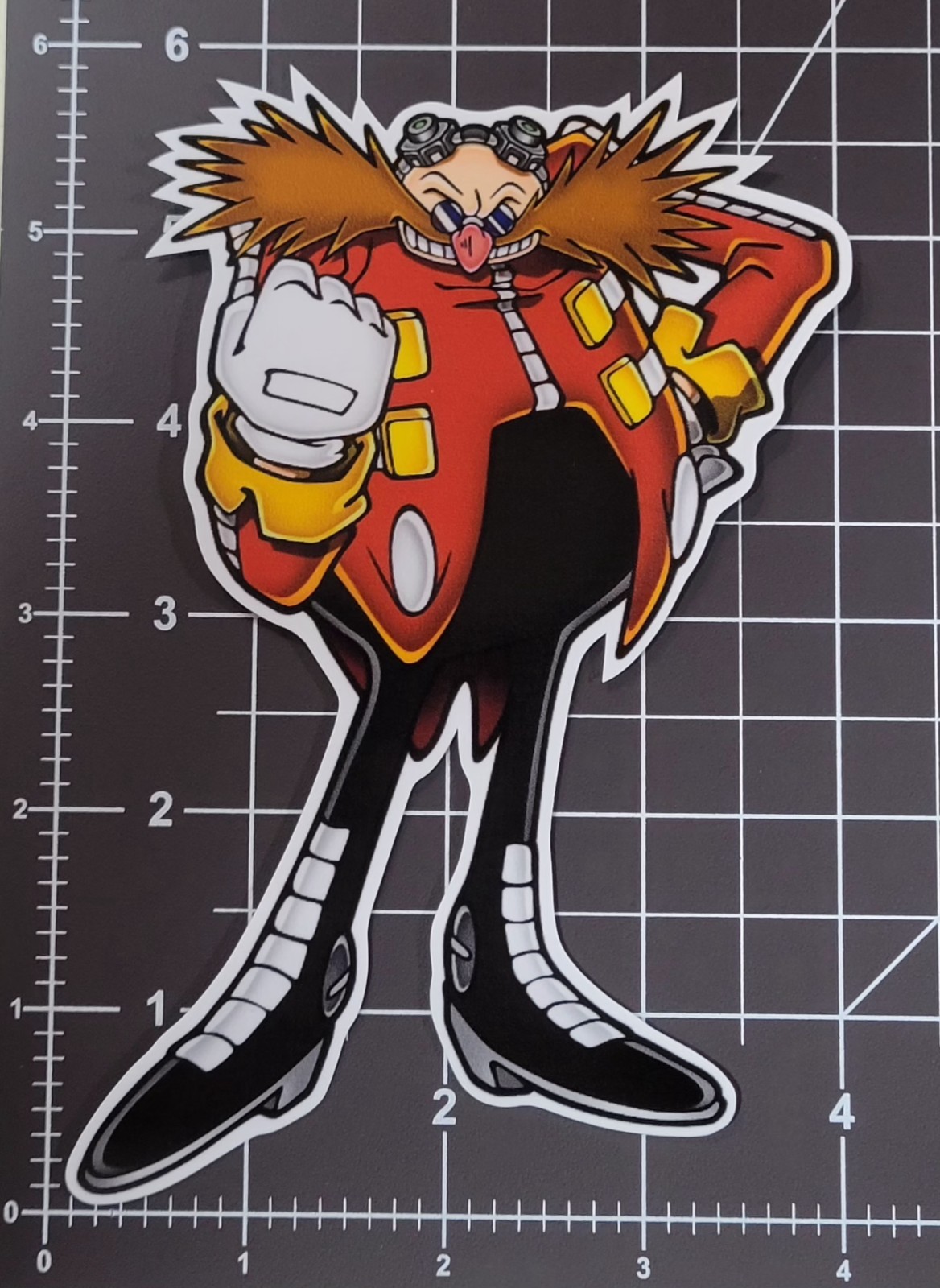 Sonic the Hedgehog Dr. Eggman V1 Sticker 6"