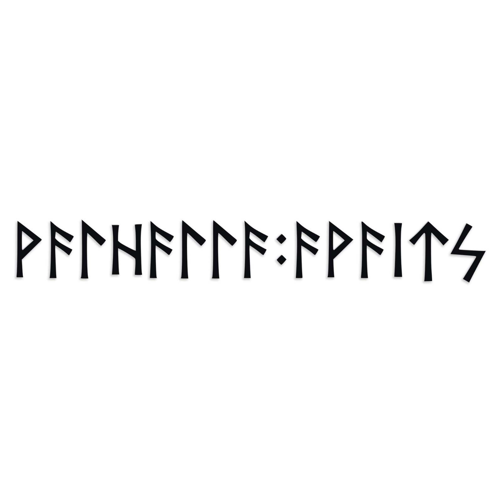 Valhalla Awaits Elder Futhark Celtic Rune Vinyl Decal Norse Viking Sticker