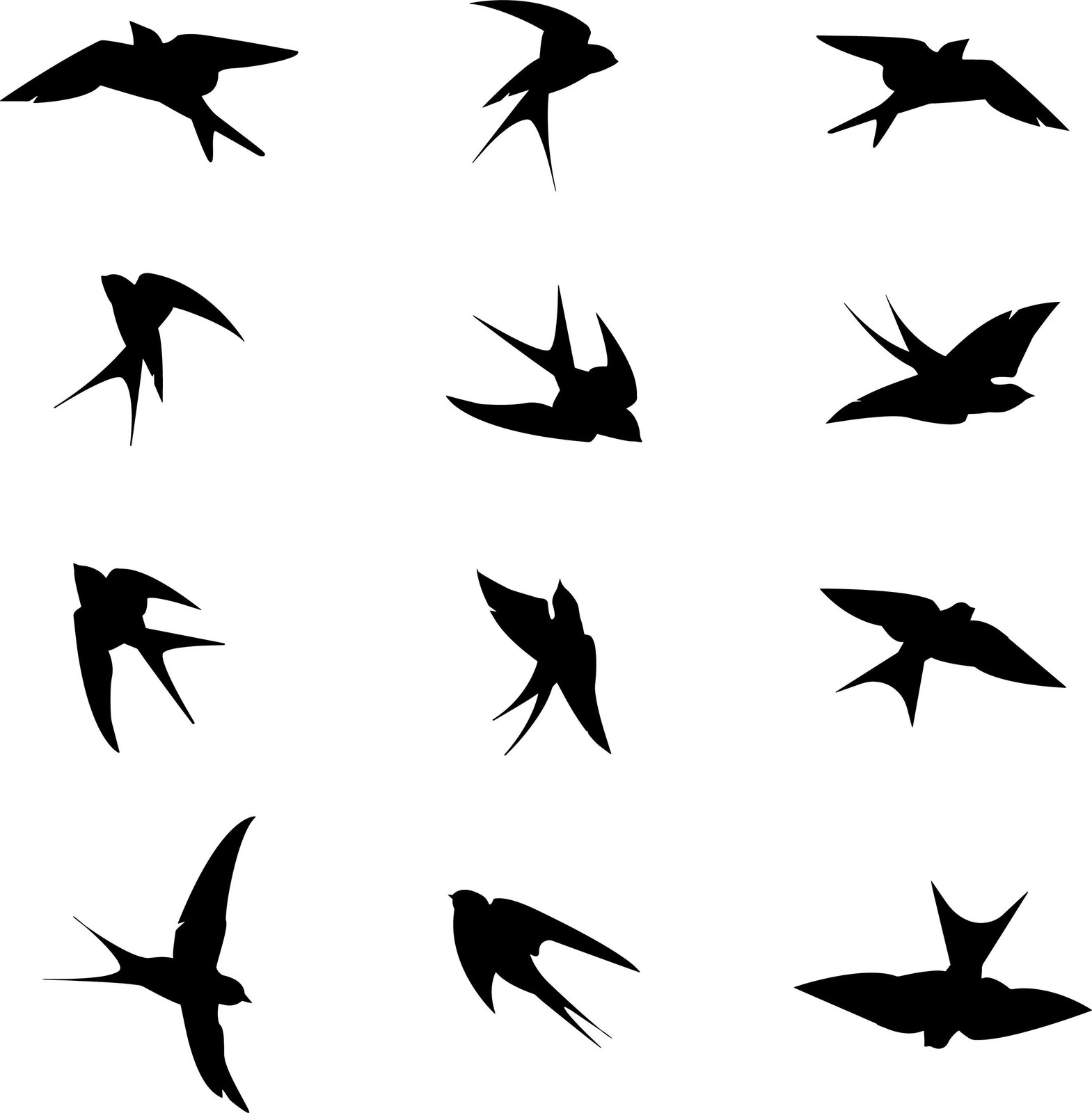 24x Window Decal For Bird Strike Glass Anti Collision Cling Sticker – Deterrent