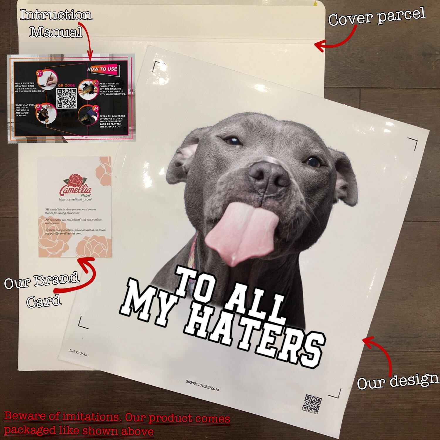 Pitbull Decals Pitbull Car Sticker Funny To All My Haters Stickers Meme Decal