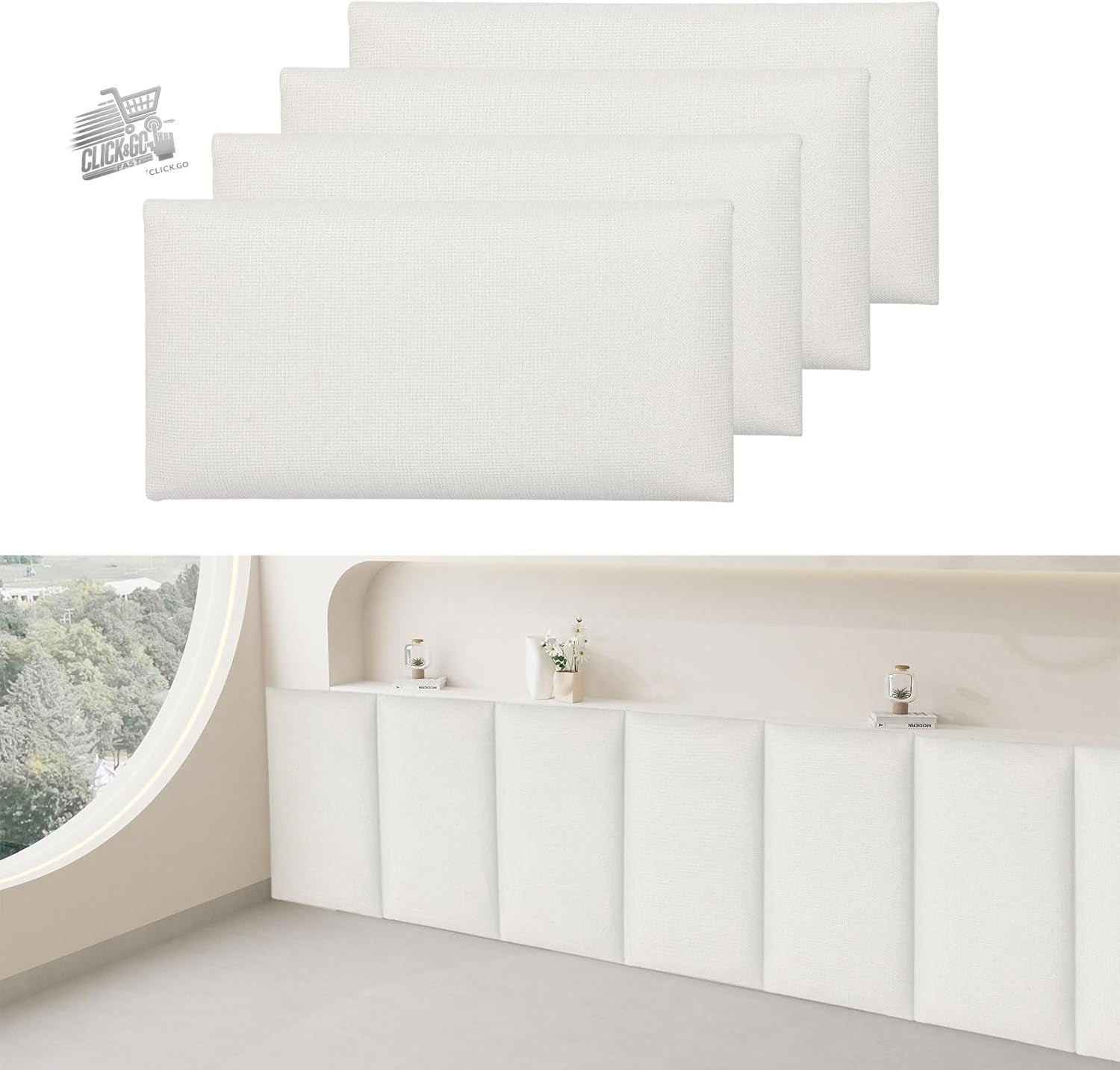 3D Wall Panels Padded Stickers Headboard Bed Kids Wall Saving Moleproof