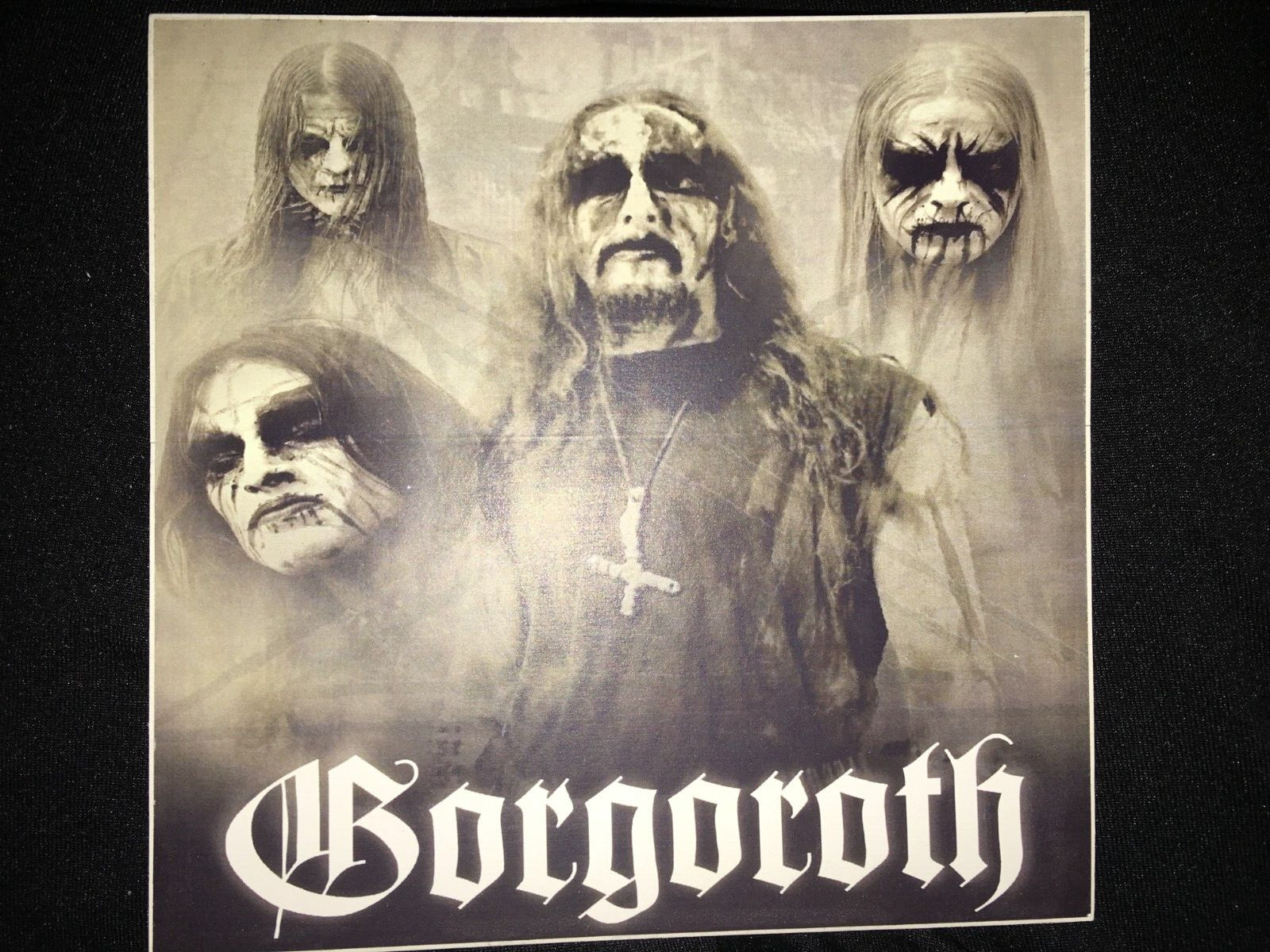 Gorgoroth Band Photo sticker Twilight of the Idols line up 5 x 5 inches