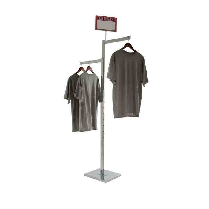 Econoco K90 2-Way Garment Rack with Straight Arms