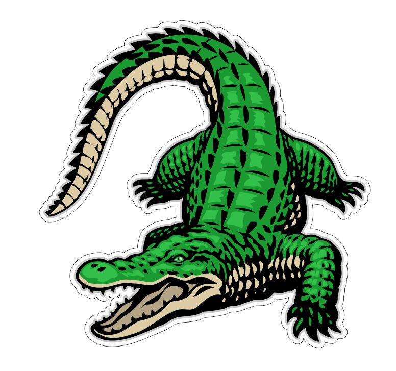 Alligator Gator Crocodile Croc Sticker Stickers A790
