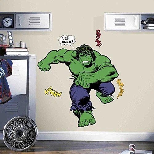 RMK3242GM Marvel Green Hulk Comic Giant Peel and Stick Wall Decals