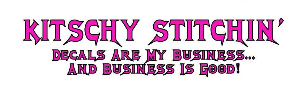 Custom Made For YOU! Megadeth Style Decal Many Options ".. Is My Business"
