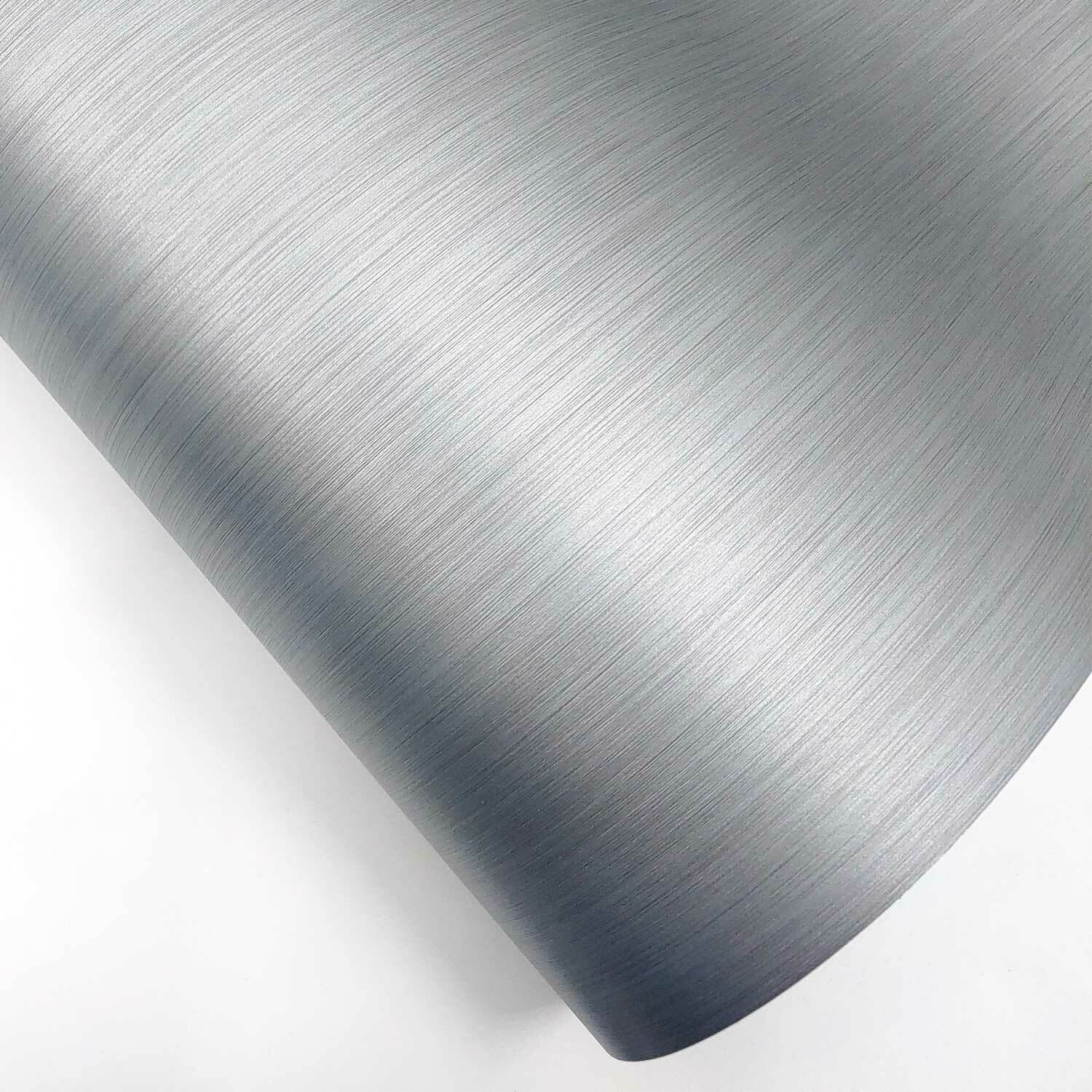 Brushed Metal Texture Interior Film – Gray