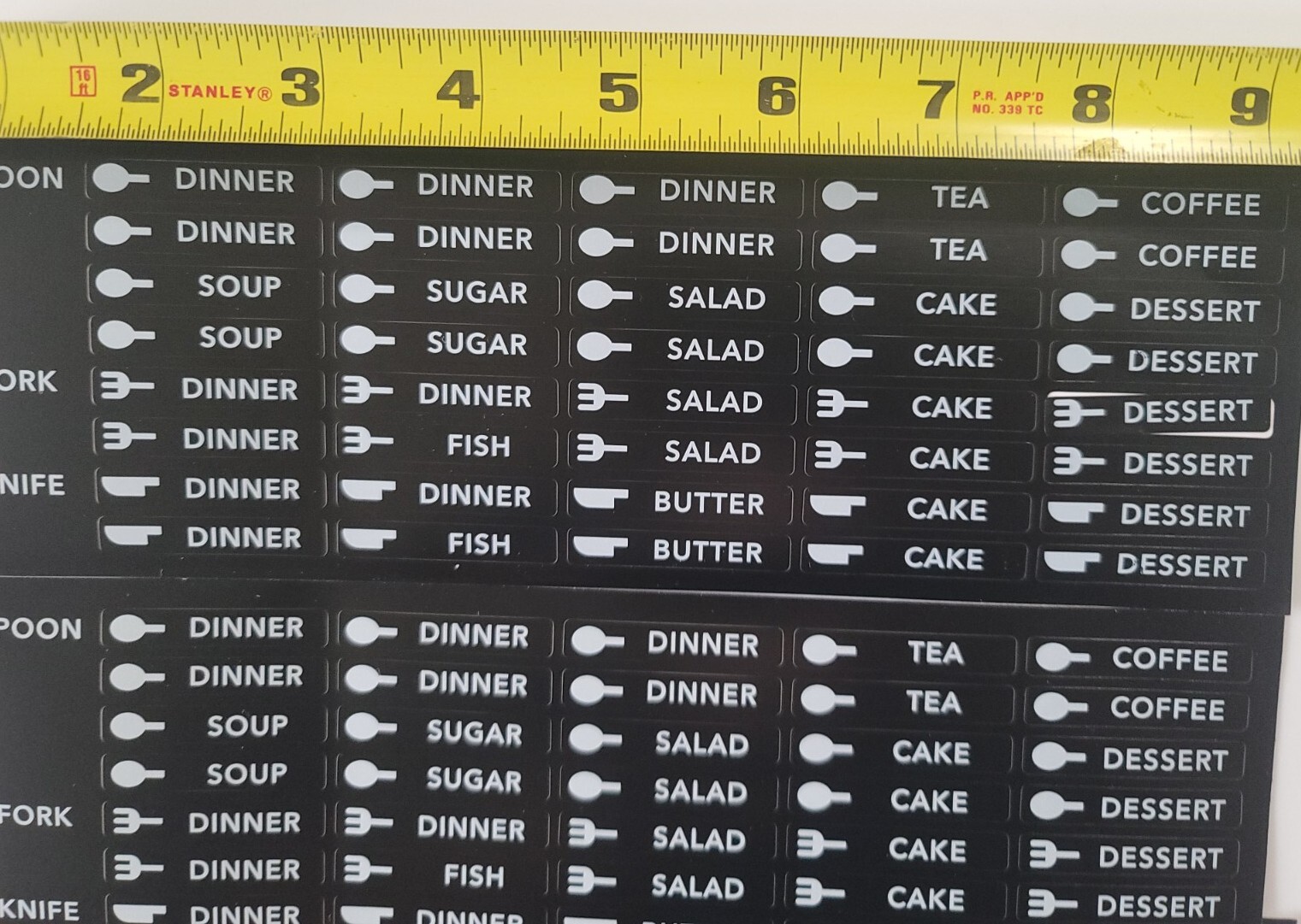 Kitchen Labels Kitchen Organization Labels for Drawers And Silverware