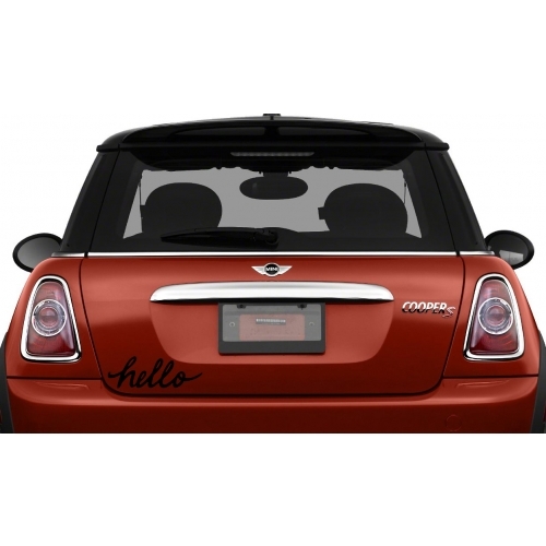 Hello Wall Decal Home Art Front Door Greeting Car Window Laptop Vinyl Sticker