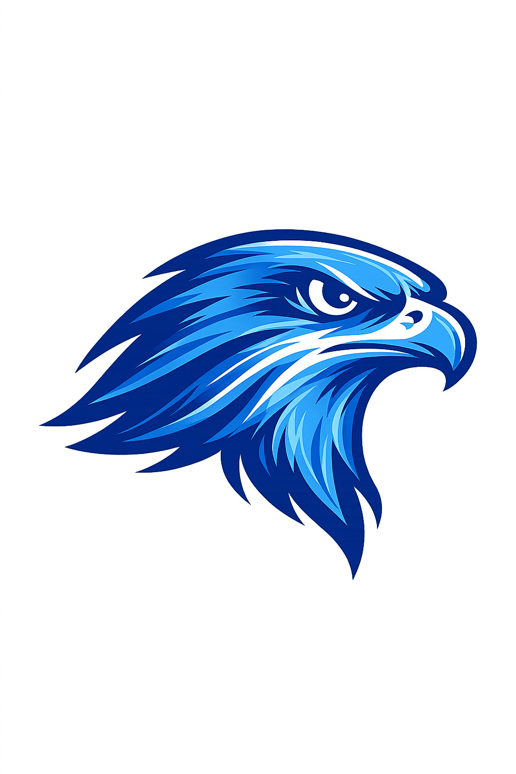 STICKER the infamous "blue Falcon" BF Army Navy Air Force USMC military USA