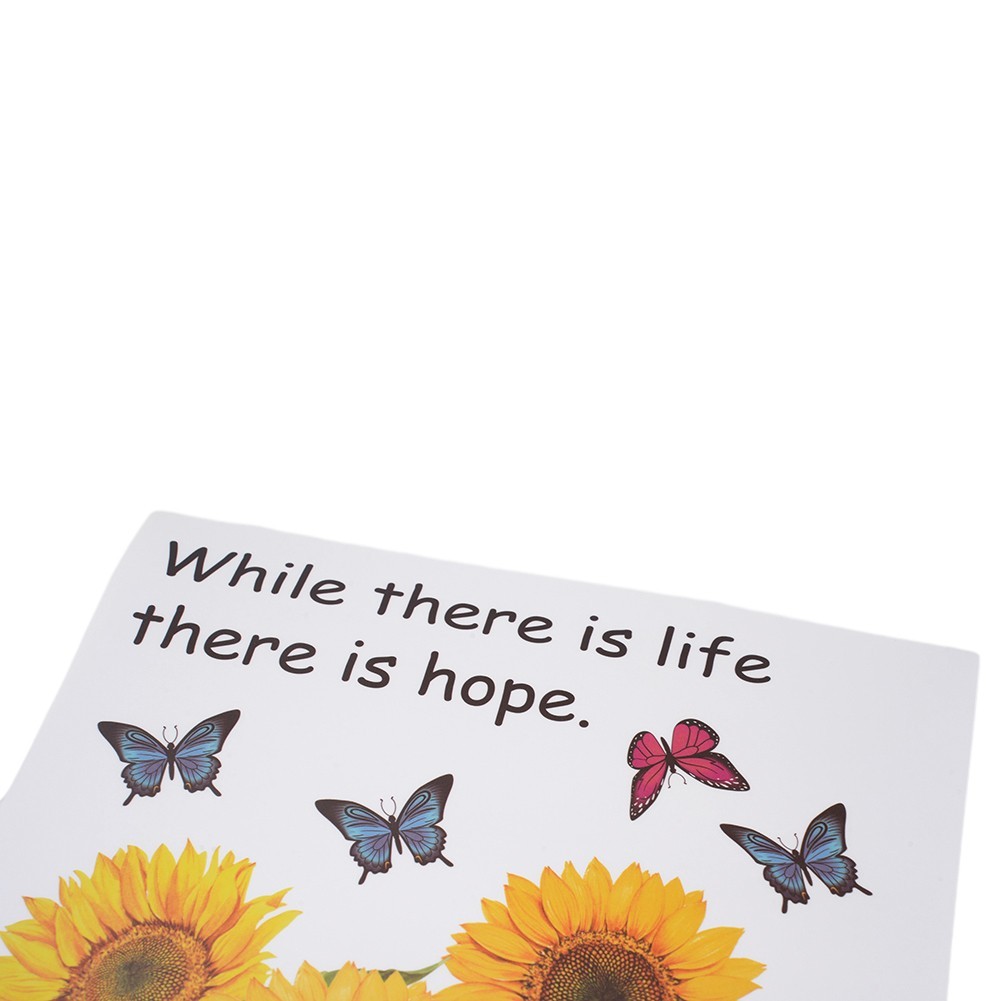 Fashionable Removable Sunflower Wall Sticker Flower Decor Waterproof Decals