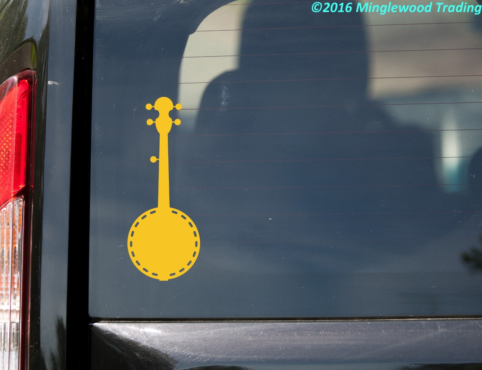 BANJO – Vinyl Decal Sticker – Bluegrass Country Music Picking
