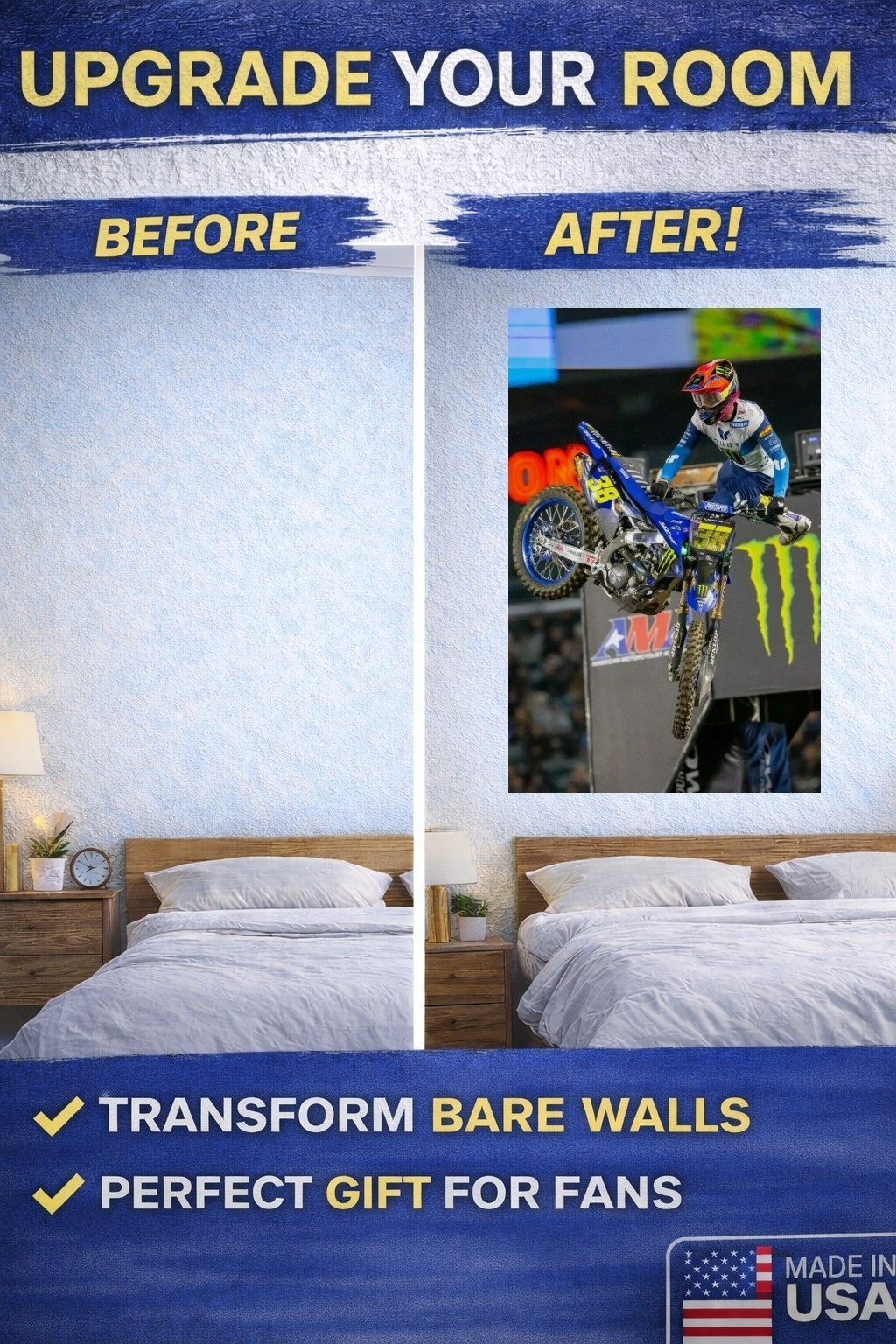 Haiden Deegan Supercros Wall Vinyl Decal Poster Print Removable Adhesive Backing