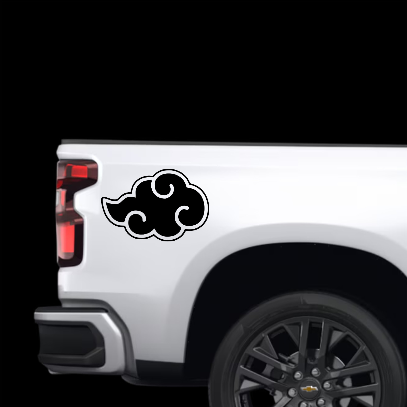Naruto Akatsuki Red Cloud Sticker Vinyl Decal Car Truck Window Anime Size +Color