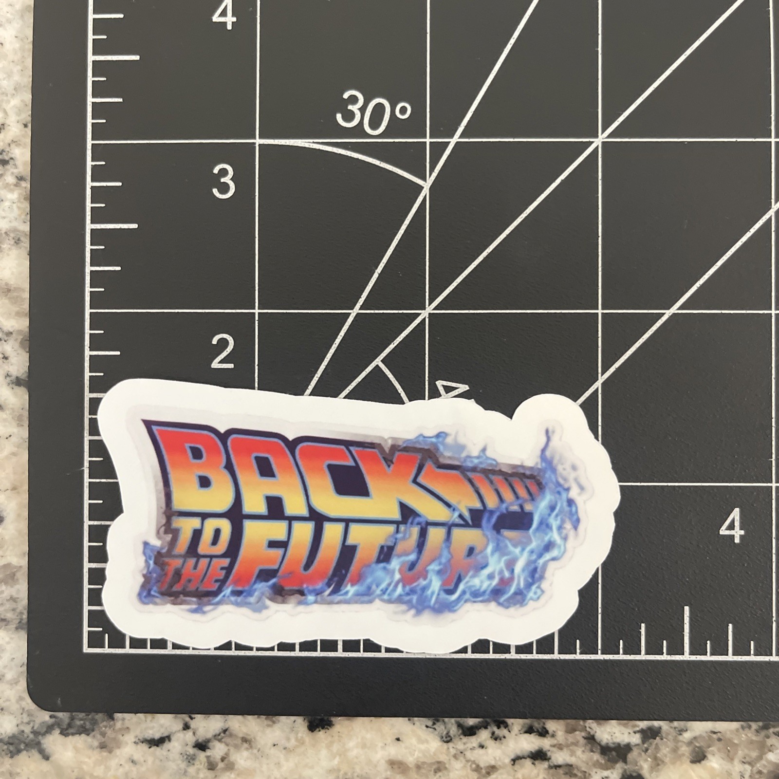 Back To The Future Premium Vinyl Sticker 1.5×3 inch