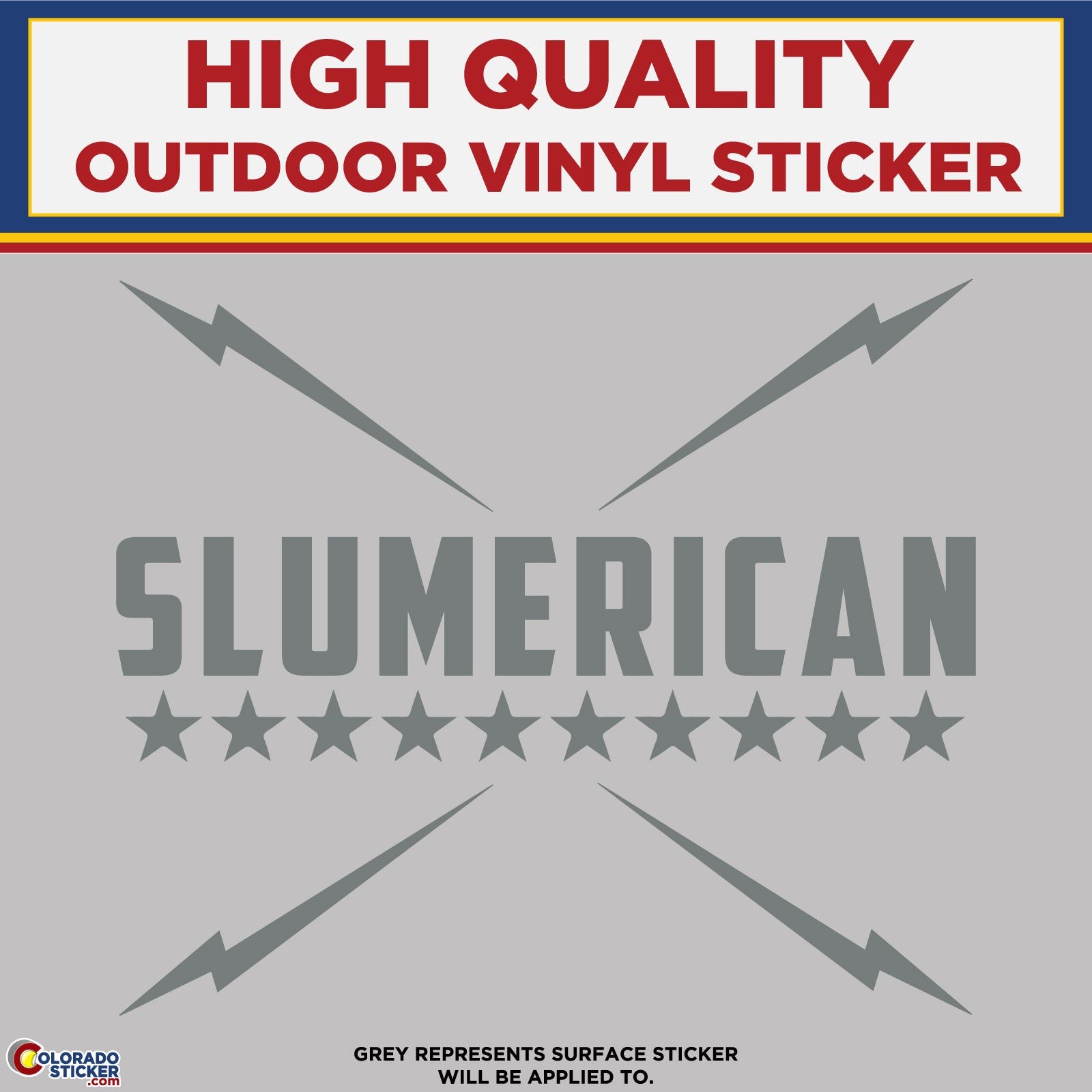 Yelawolf, Slumerican, Die Cut High Quality Vinyl Stickers