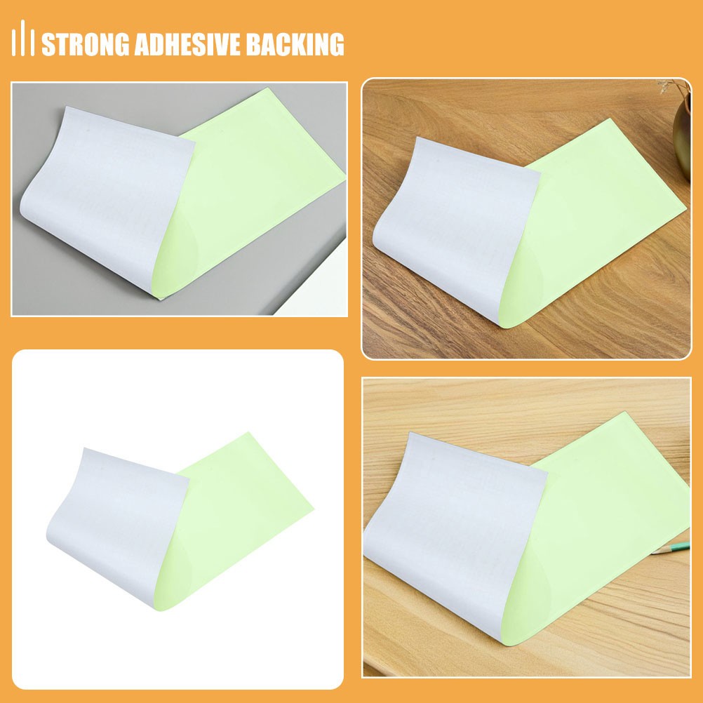 2 Pcs Glow In Dark Photoluminescent Sheet Film For Diy Crafts And Signs