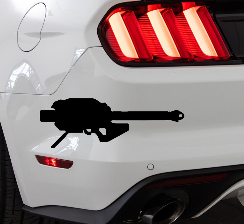 Gjallarhorn Destiny Guardian Indoor/Outdoor Vinyl Decal Matte Black/White