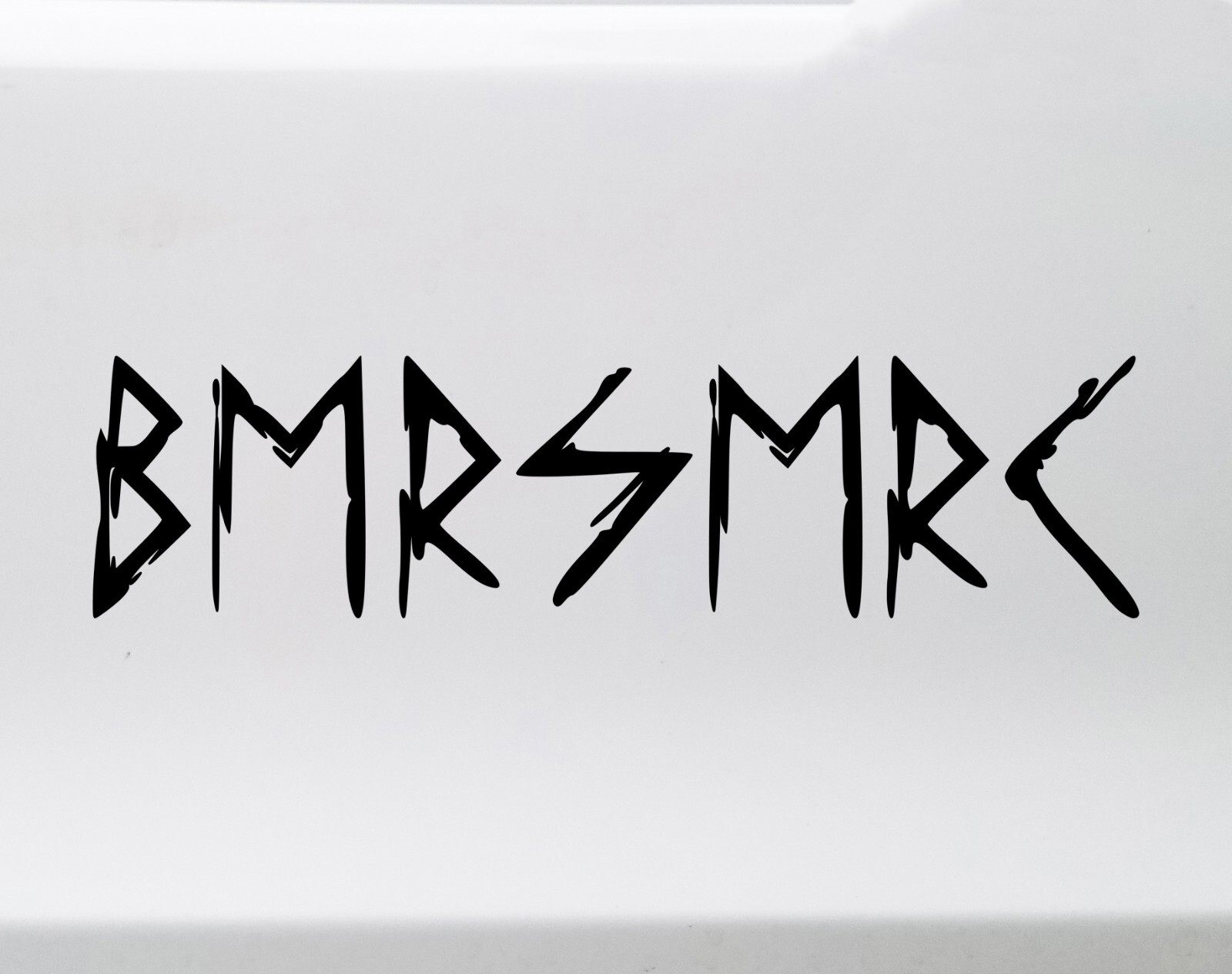 Berserk in Viking Futhark Vinyl Decal V3 – Norse Runes Berserker Die Cut Sticker