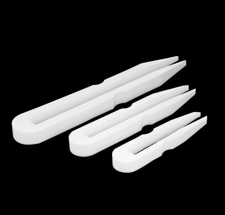 1PCS PTFE Forceps alkali acid resisting high low temperature lab Wafer pinch