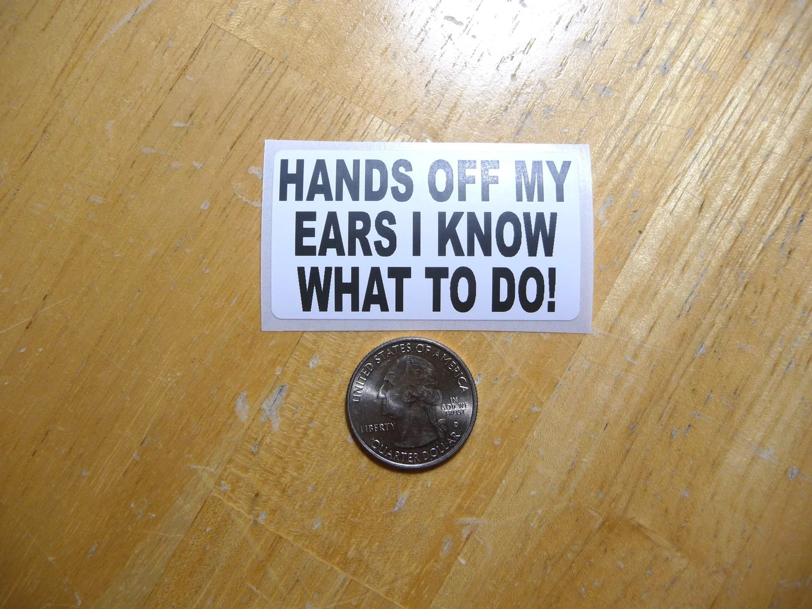 HANDS OFF MY EARS I KNOW WHAT TO DO STICKER DECAL 1 – 50 BULK PACK FUNNY SEXY