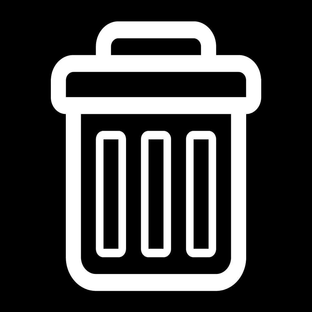 Trash Can Office Recycle Decal Sticker White Die Cut Vinyl