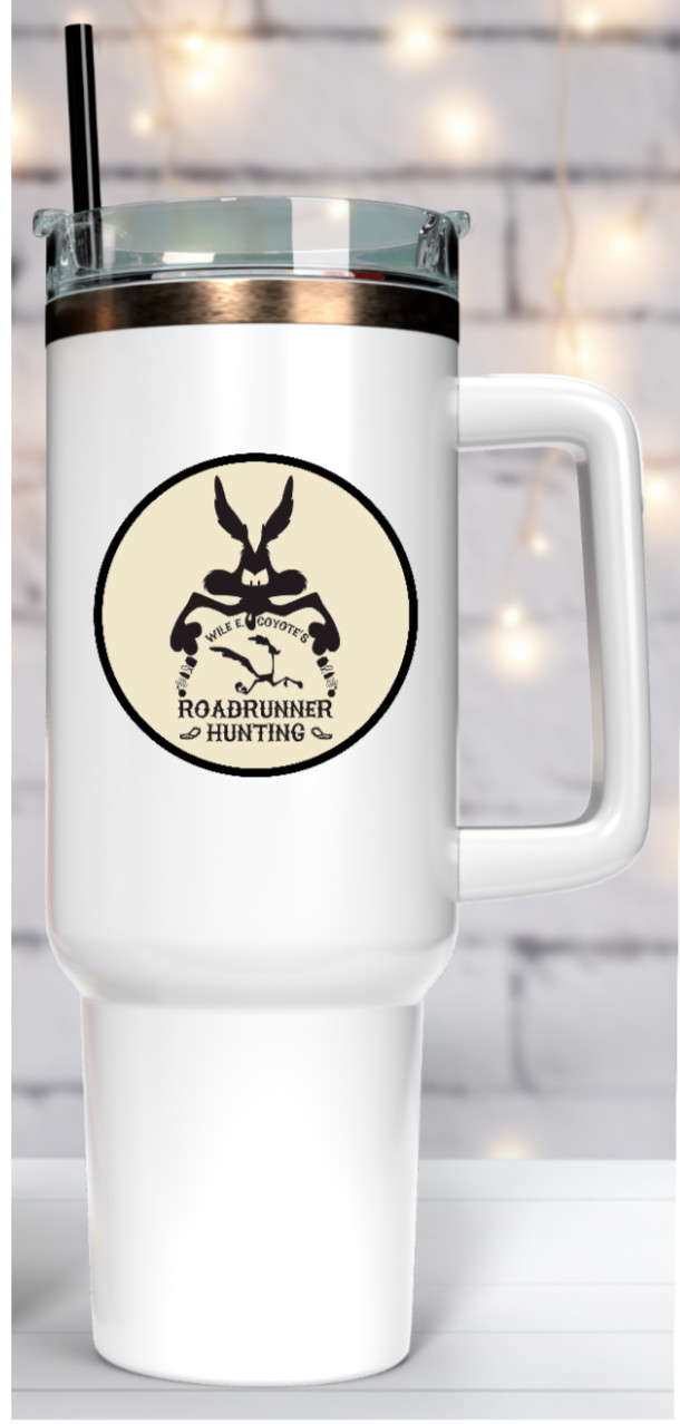 Wile E (RR Hunting) – 4" Handmade Vinyl Decal Vehicle Laptop Cooler Tumbler 26
