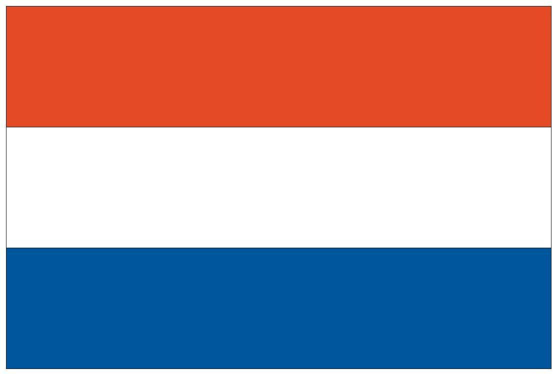 Netherlands International Flag Sticker Decal F338