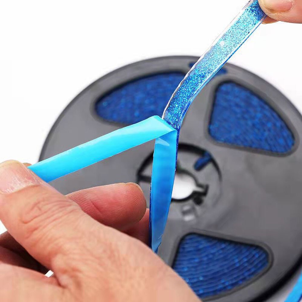 0.3"x19ft Ceramic Tile Gap Tape Self-adhesive Floor Wall Stickers Mildewproof