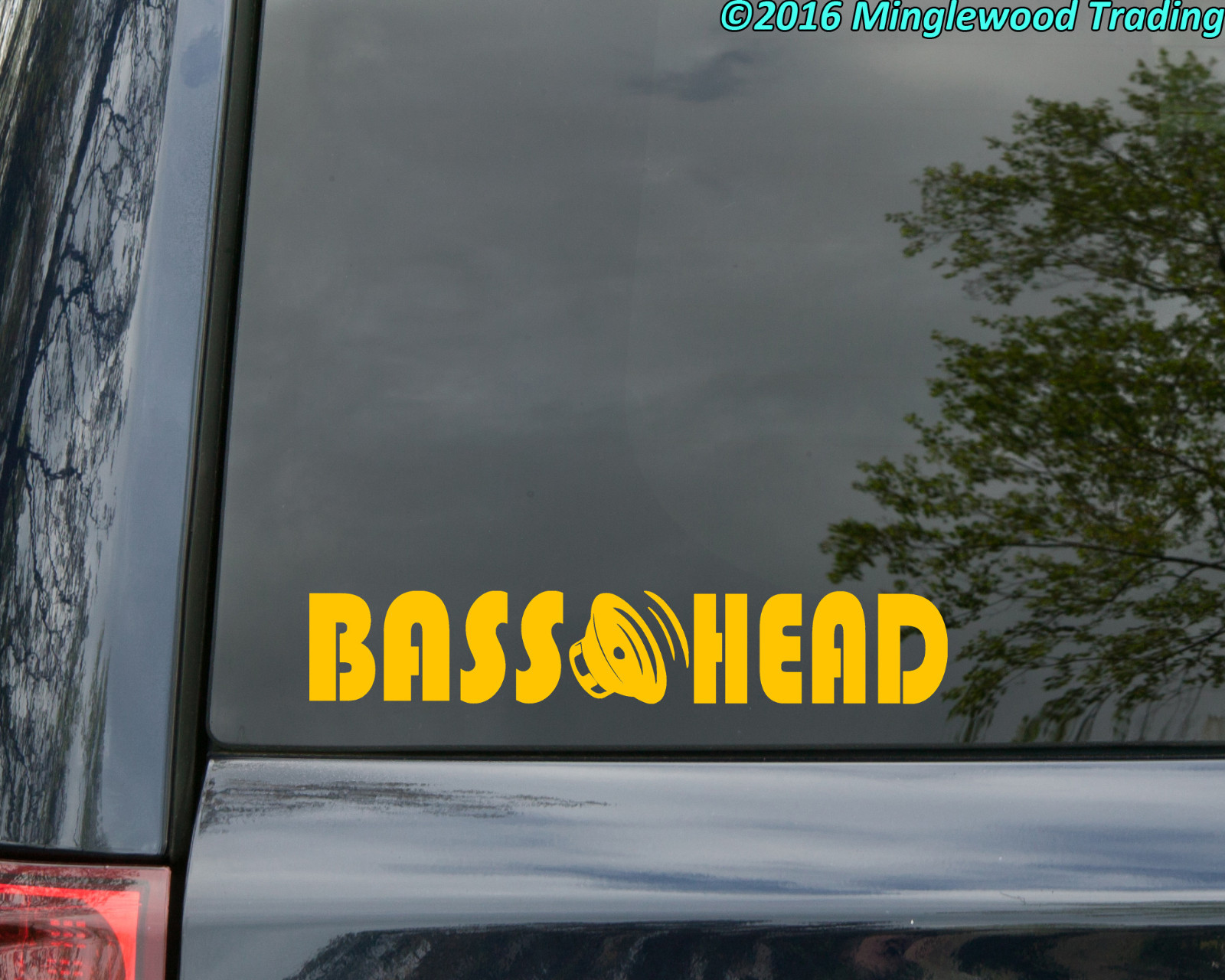 BASS HEAD -V2- Vinyl Decal Sticker – EDM Music Speaker Basshead Headbange