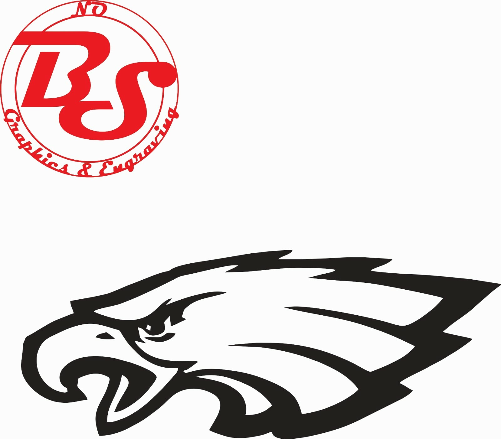 4" 5" 6" Philadelphia EAGLES PHILLY LOGO Vinyl Decal Sticker NFL Football noBS